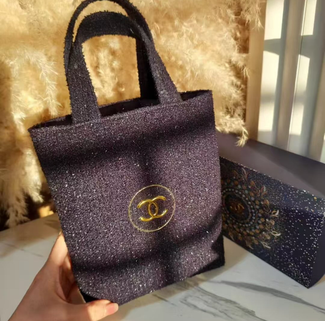 Mini Tote Bag Navy 2025 Collection