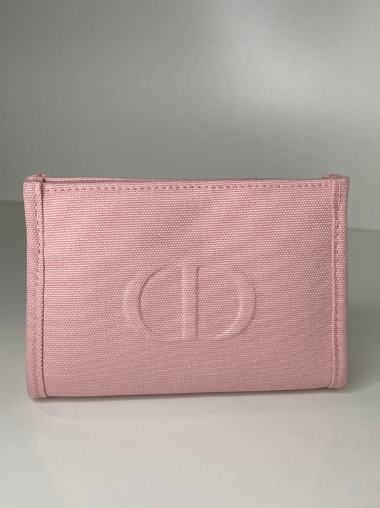 Dior Bag Pouch Canvas - Pink