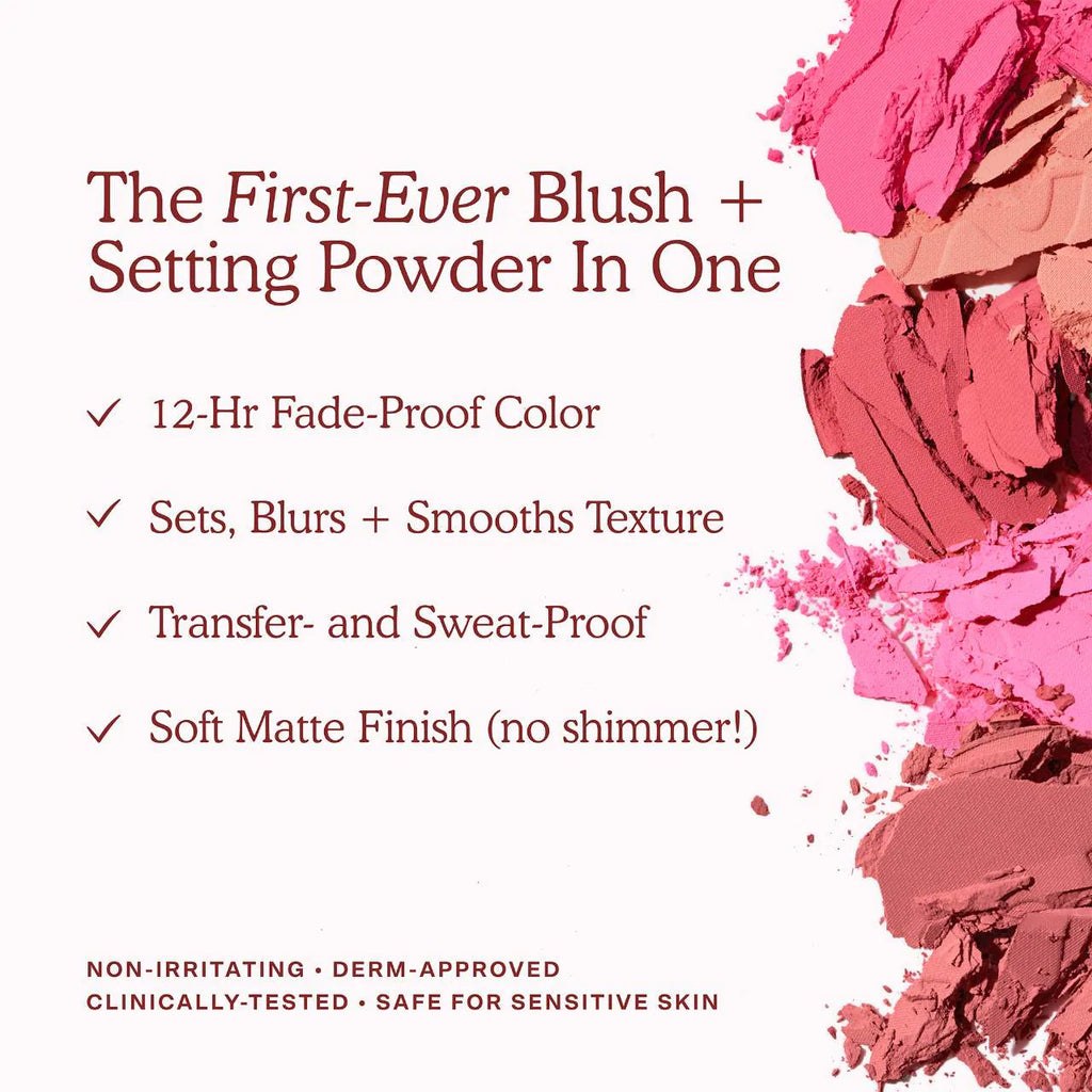 Tower 28 Beauty GetSet Blur + Set Matte Powder Blush - Sawtelle Slushie