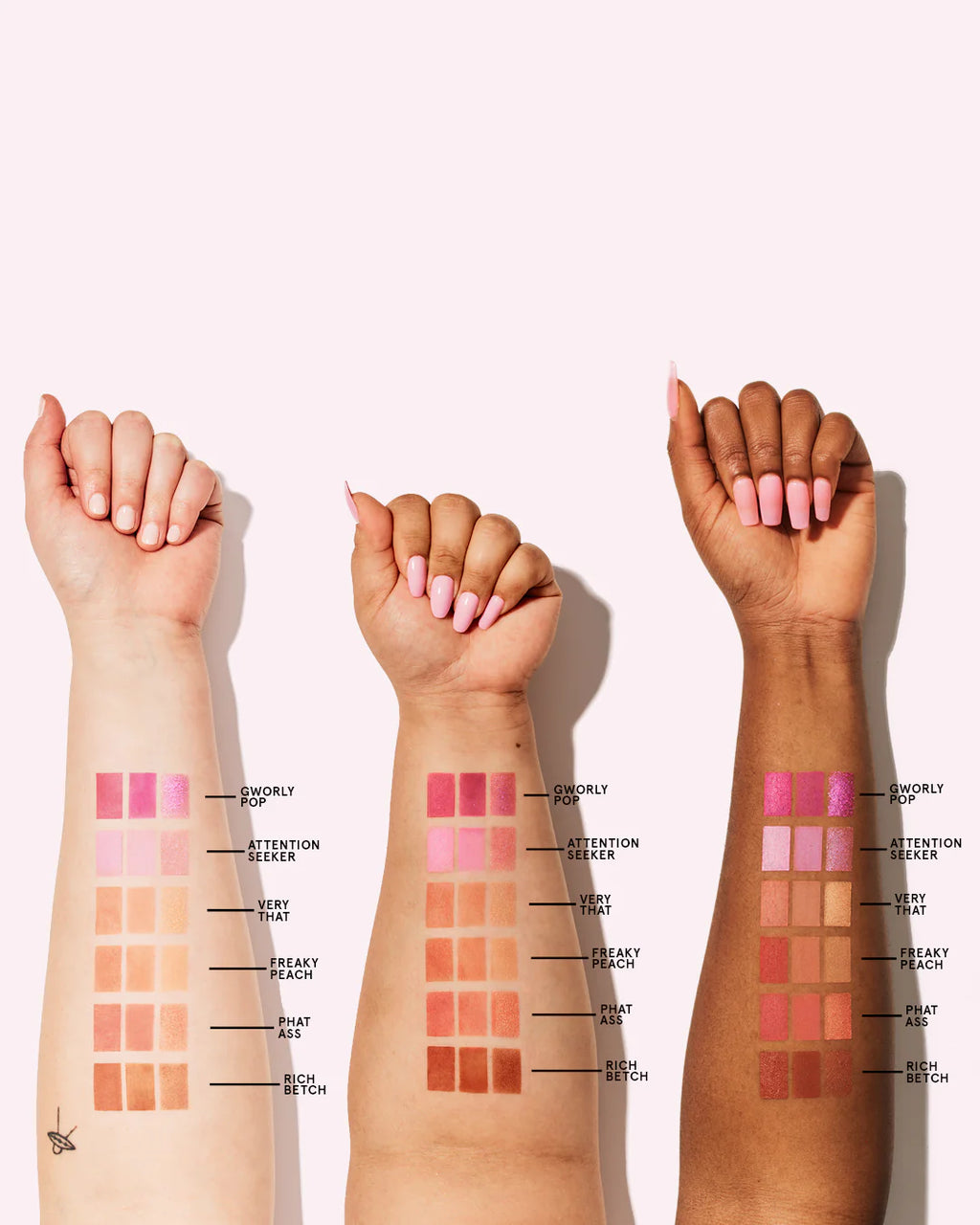 Cheek Clapper 3D Blush Trio Palette - Attention Seeker