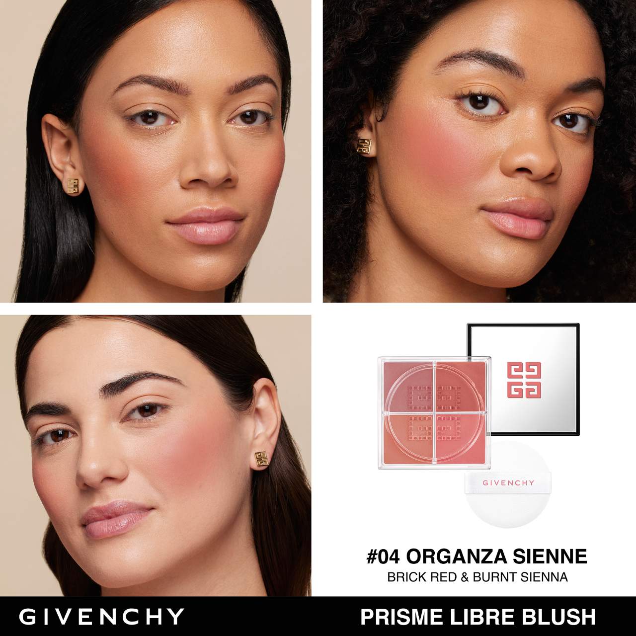 Givenchy  Prisme Libre Loose Powder Blush - 4, Organza Sienne