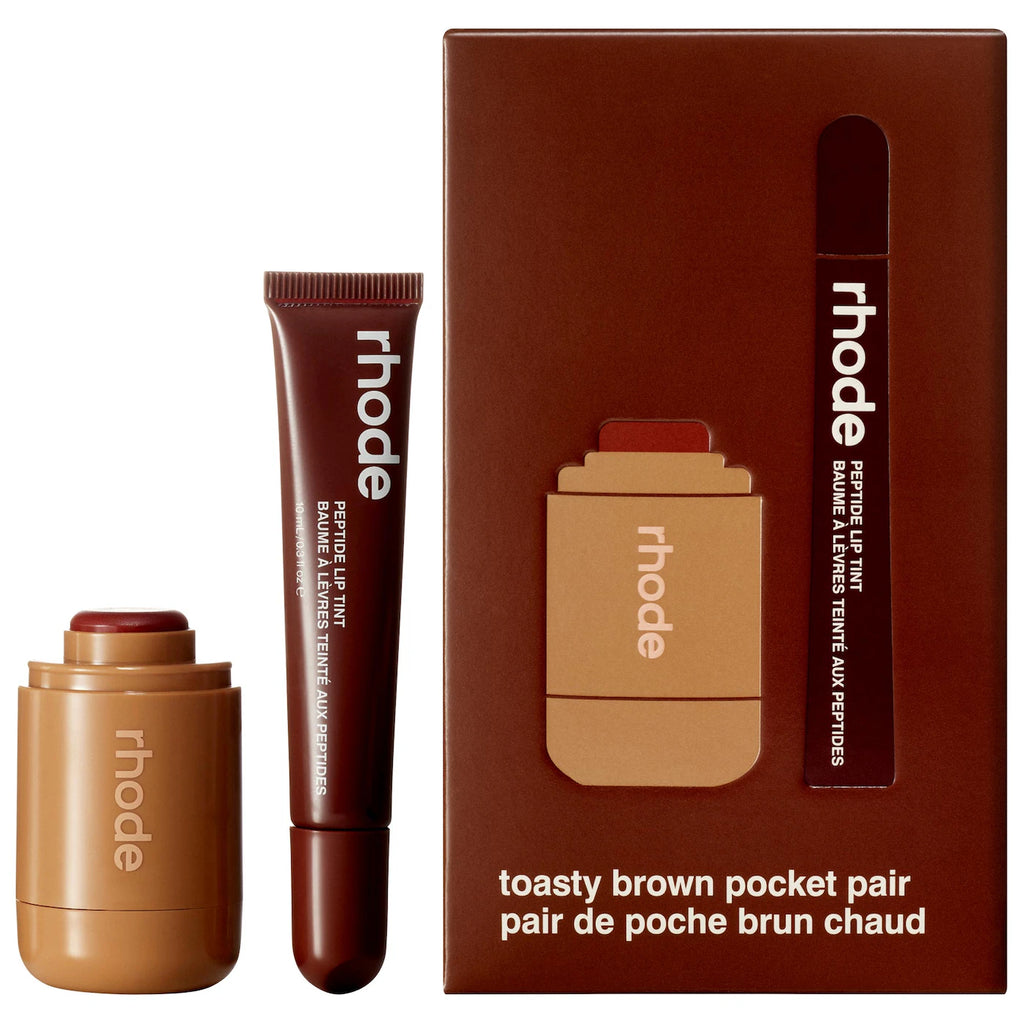 [Pre-Order] Pocket Pair Limited Edition Lip + Cheek Set (Toasty Brown)