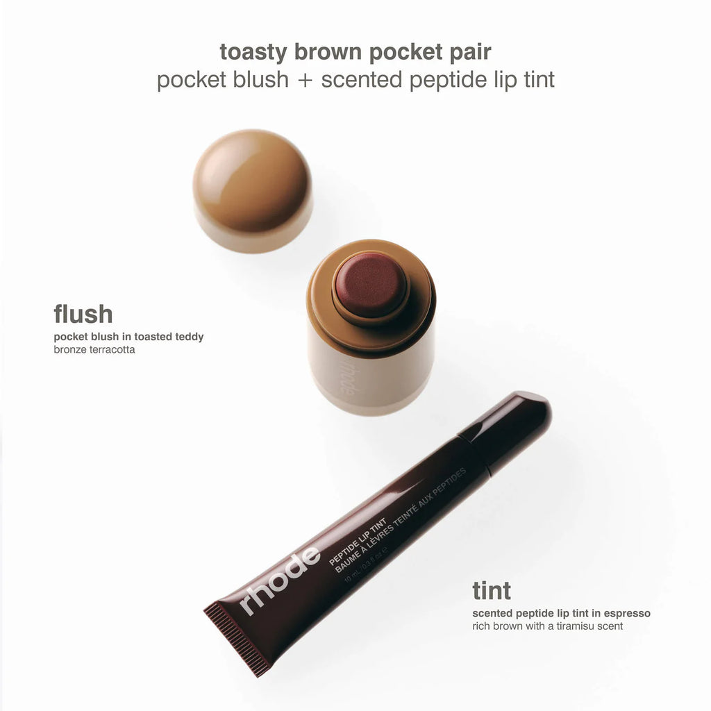 [Pre-Order] Pocket Pair Limited Edition Lip + Cheek Set (Toasty Brown)
