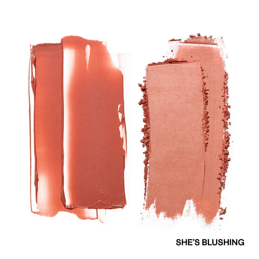 Major Headlines Double-Take Crème & Powder Blush Duo / She's Blushing - dusty rose