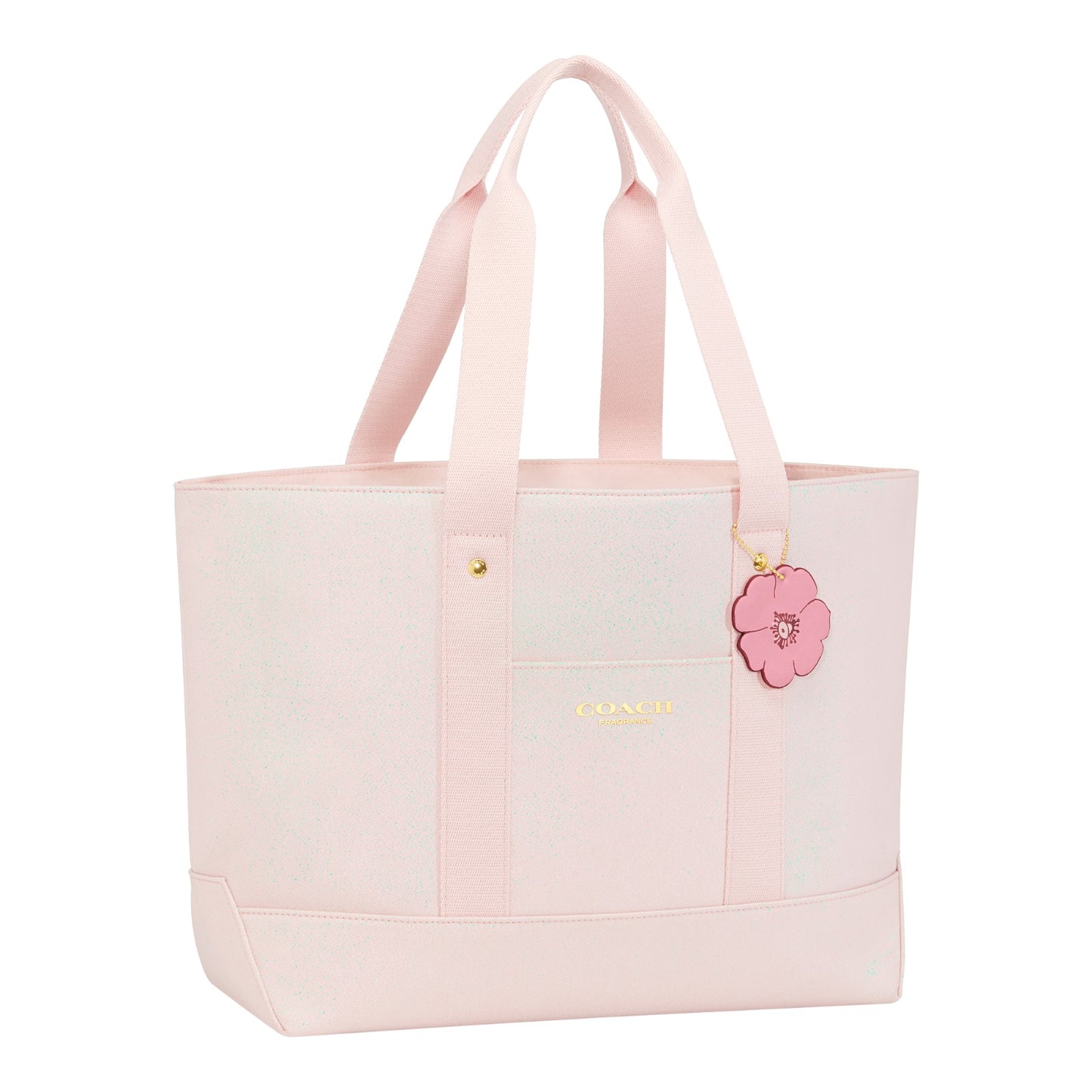 Coach Fragrance pink shimmer Tote Bag