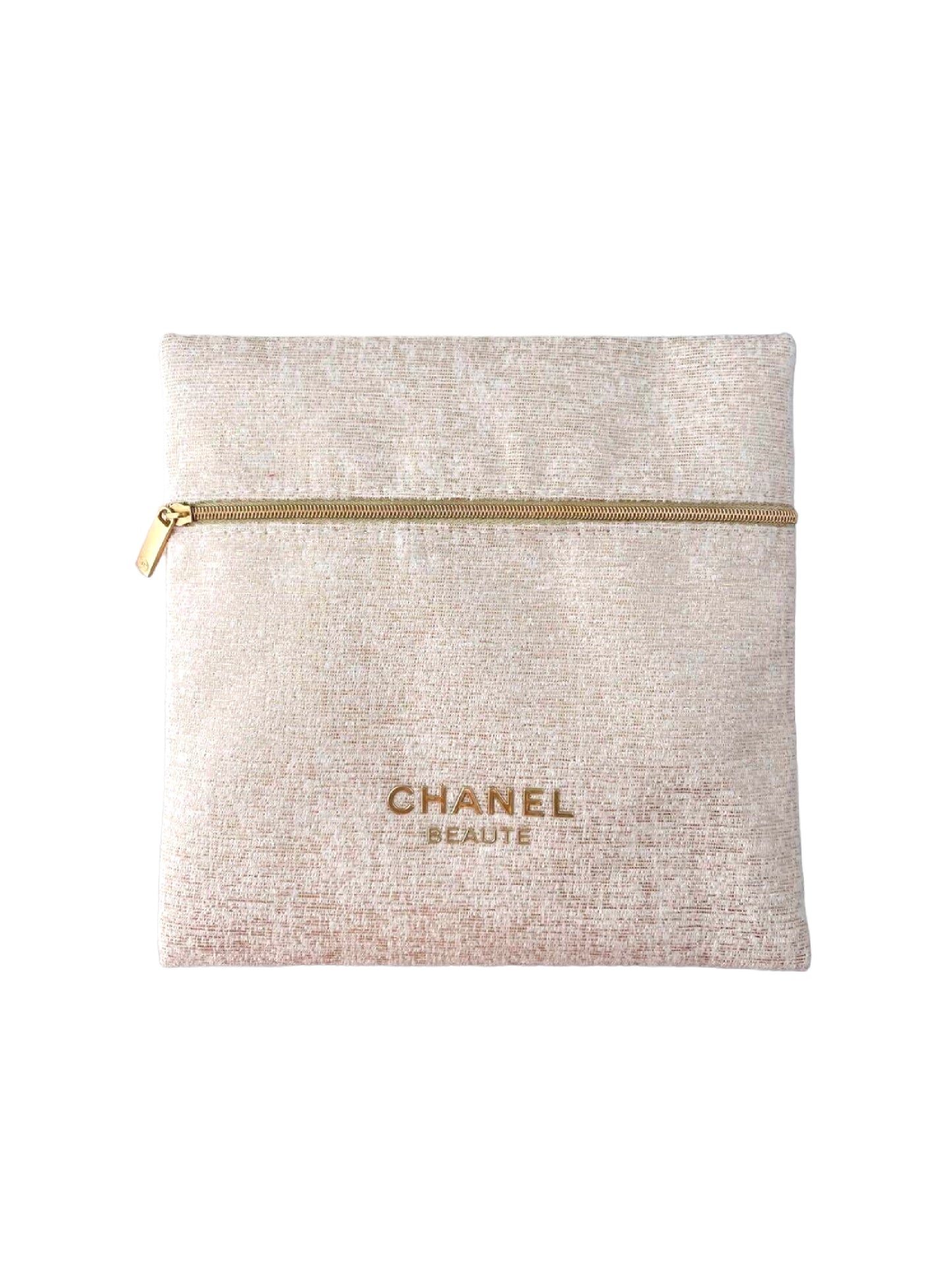 Chanel Beaute Makeup Bag (Pouch) - White