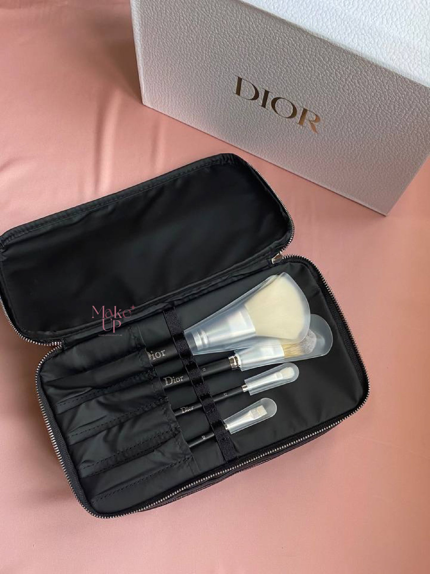 Dior Makeup Bag with 4 Makeup Brush