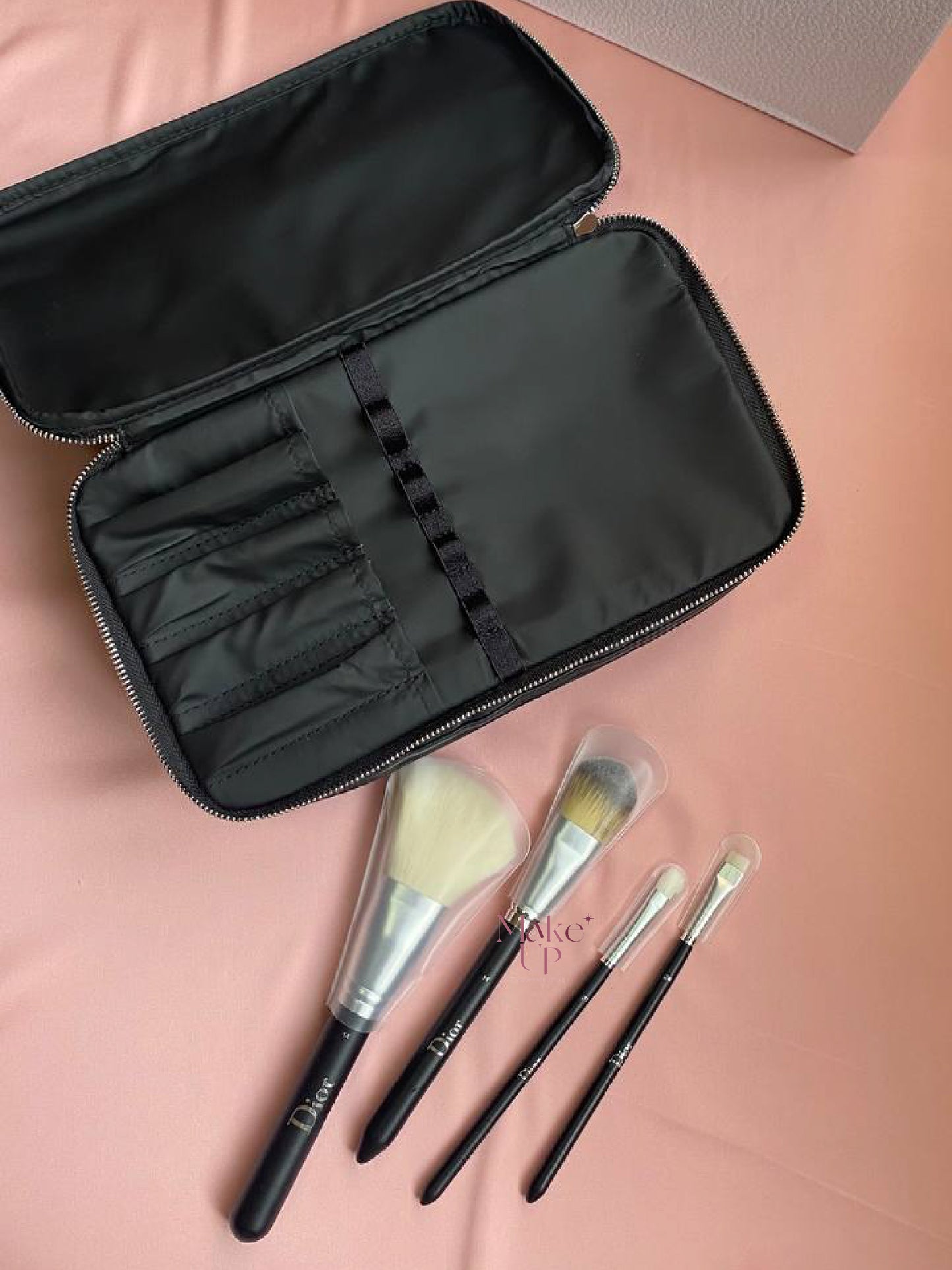 Dior Makeup Bag with 4 Makeup Brush