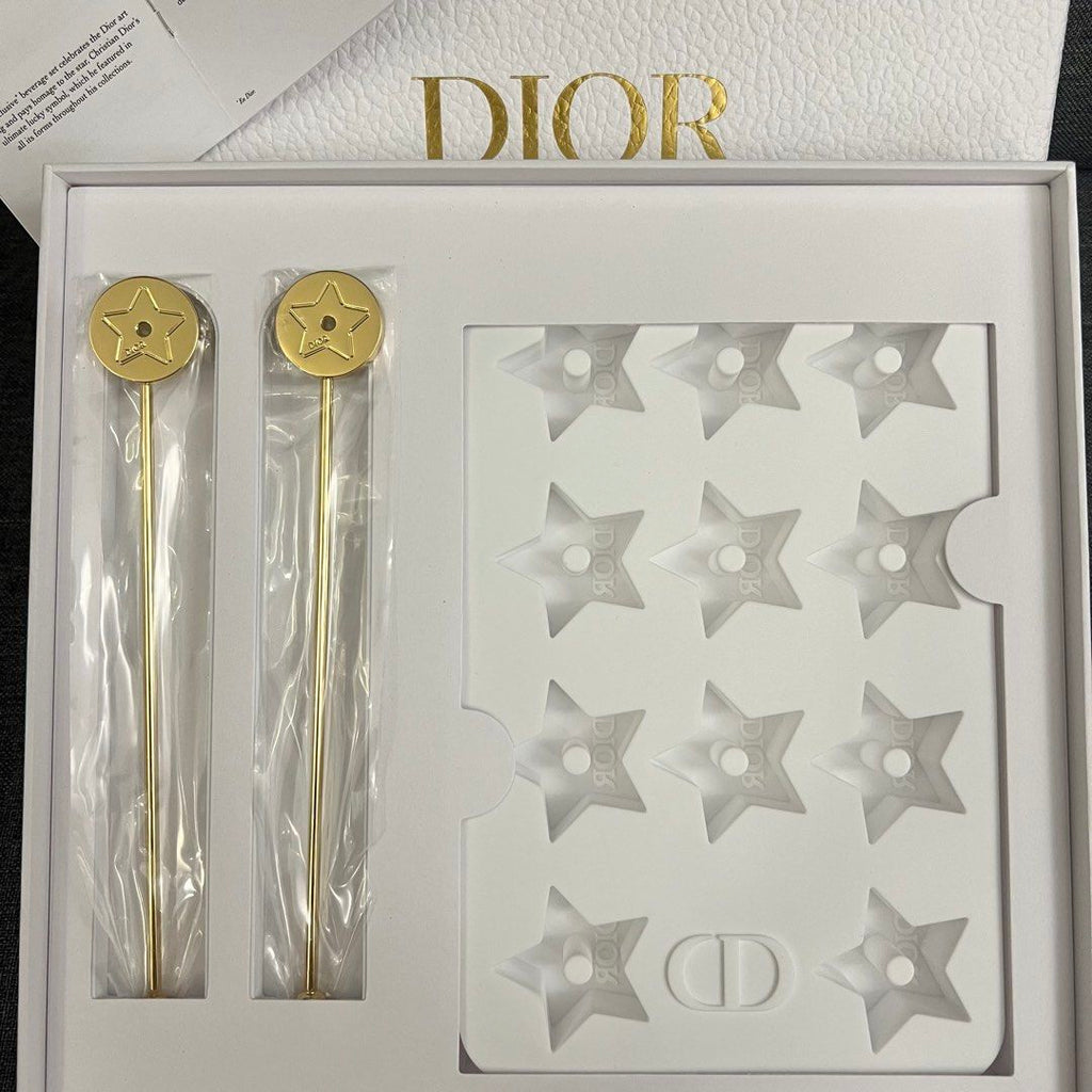 Dior Star Ice Cube & Stirrer Set
