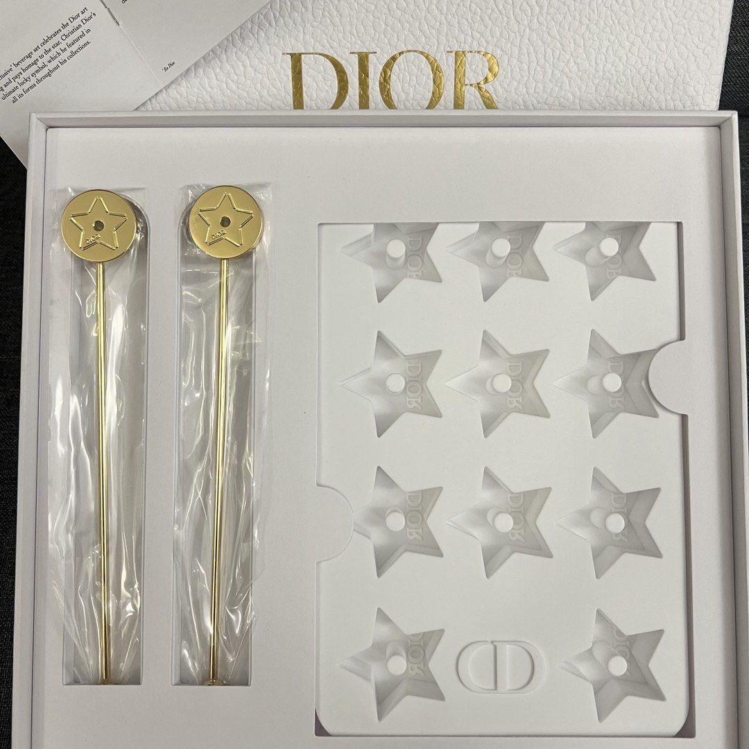 Dior Star Ice Cube & Stirrer Set