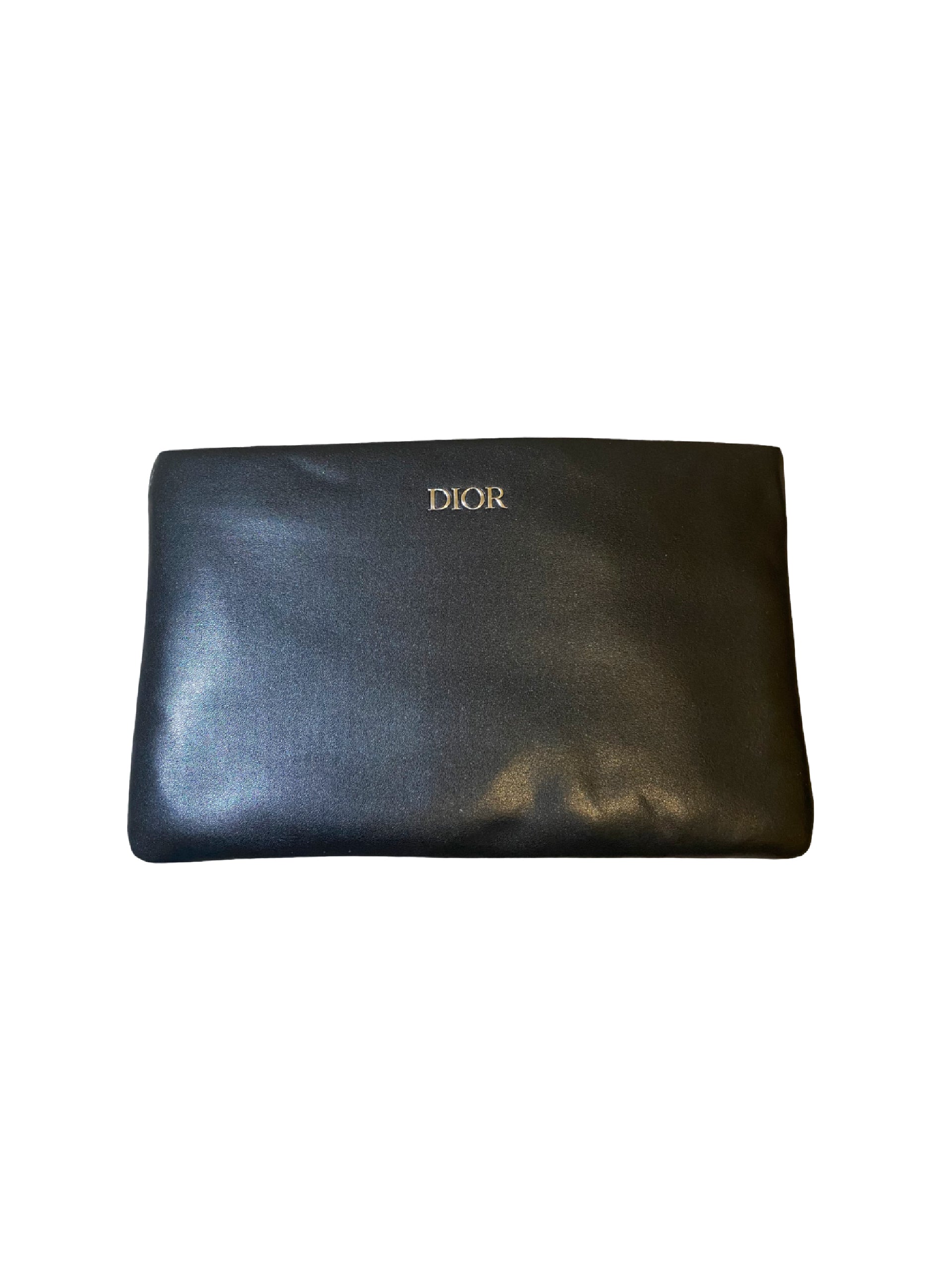 Dior black hotsell leather pouch