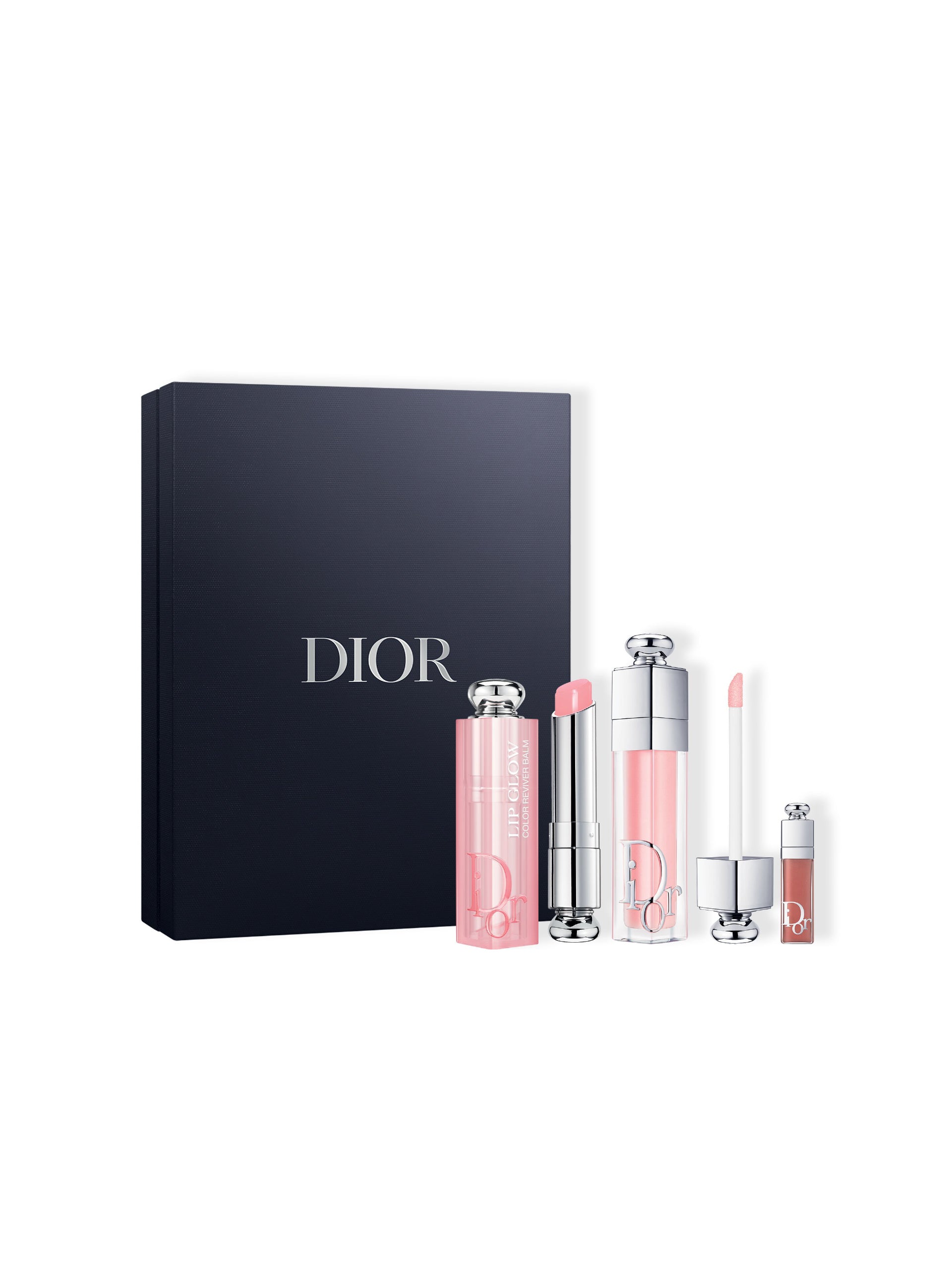 Dior Addict 3 Pink Set lip Plumping - ae – products balm 001 and Product Makeup gloss