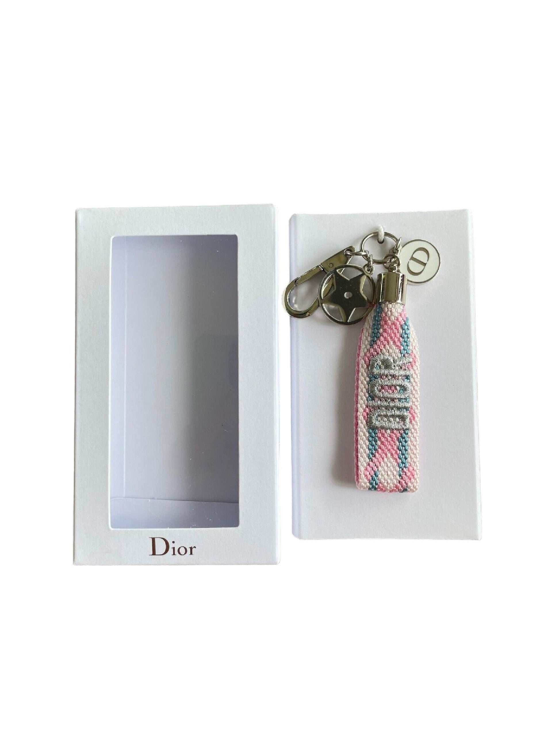 Dior keychain (Pink, Blue, White)