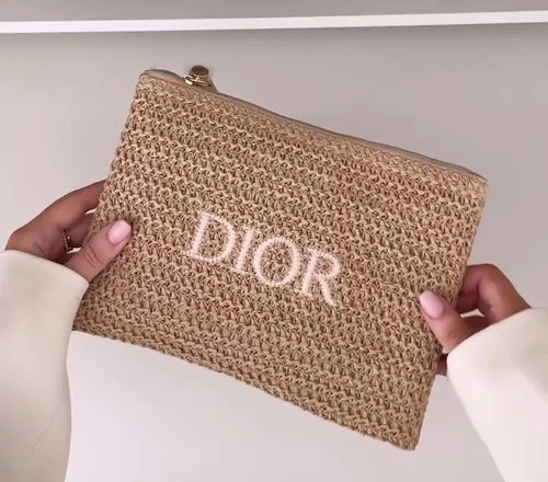 Rattan Beige Pouch – Limited Edition 2025