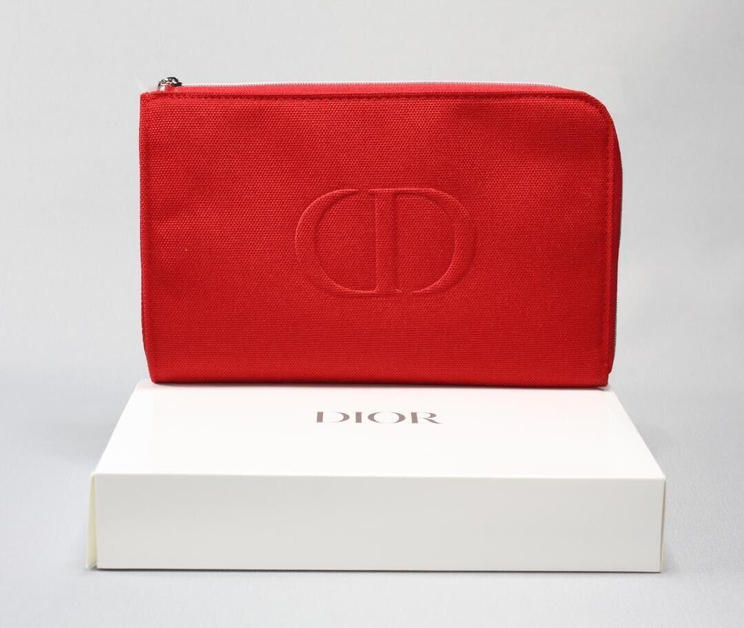 Dior red makeup pouch Clearance
