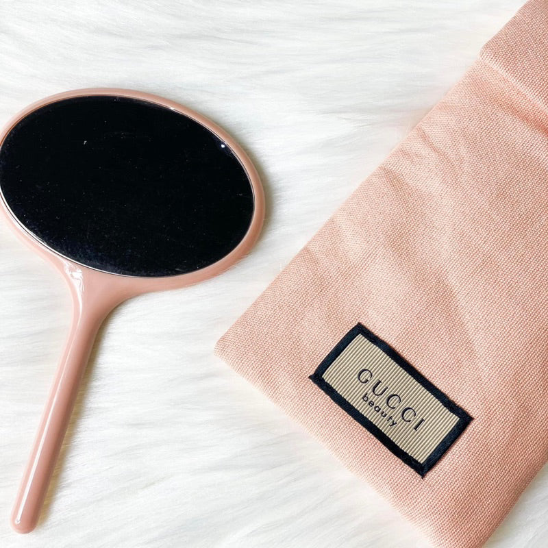 Gucci Beauty Mirror With Pouch - Pink
