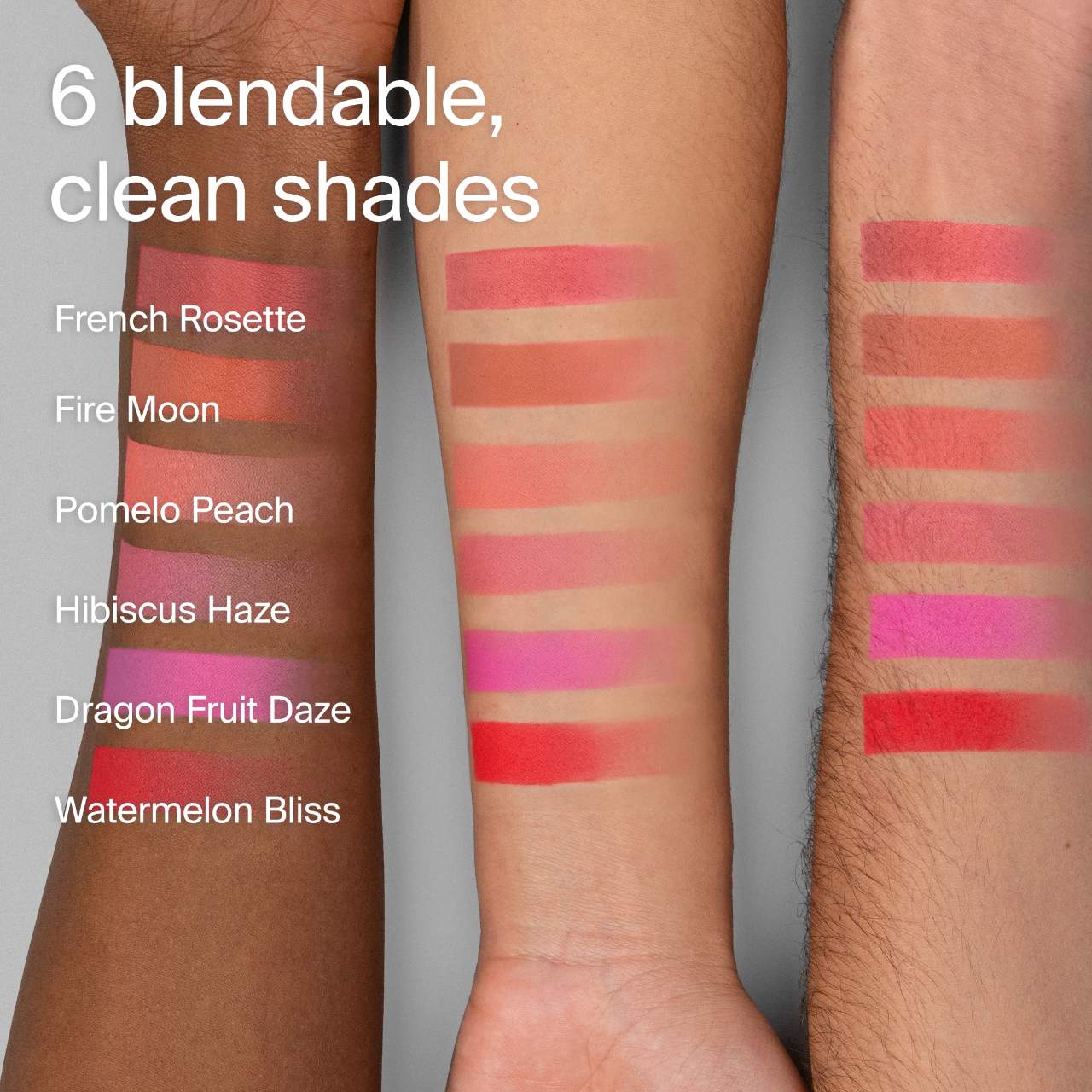 Color Fuse Talc-Free Blush Powder With Fermented Arnica /  Dragon Fruit Daze - cool pink