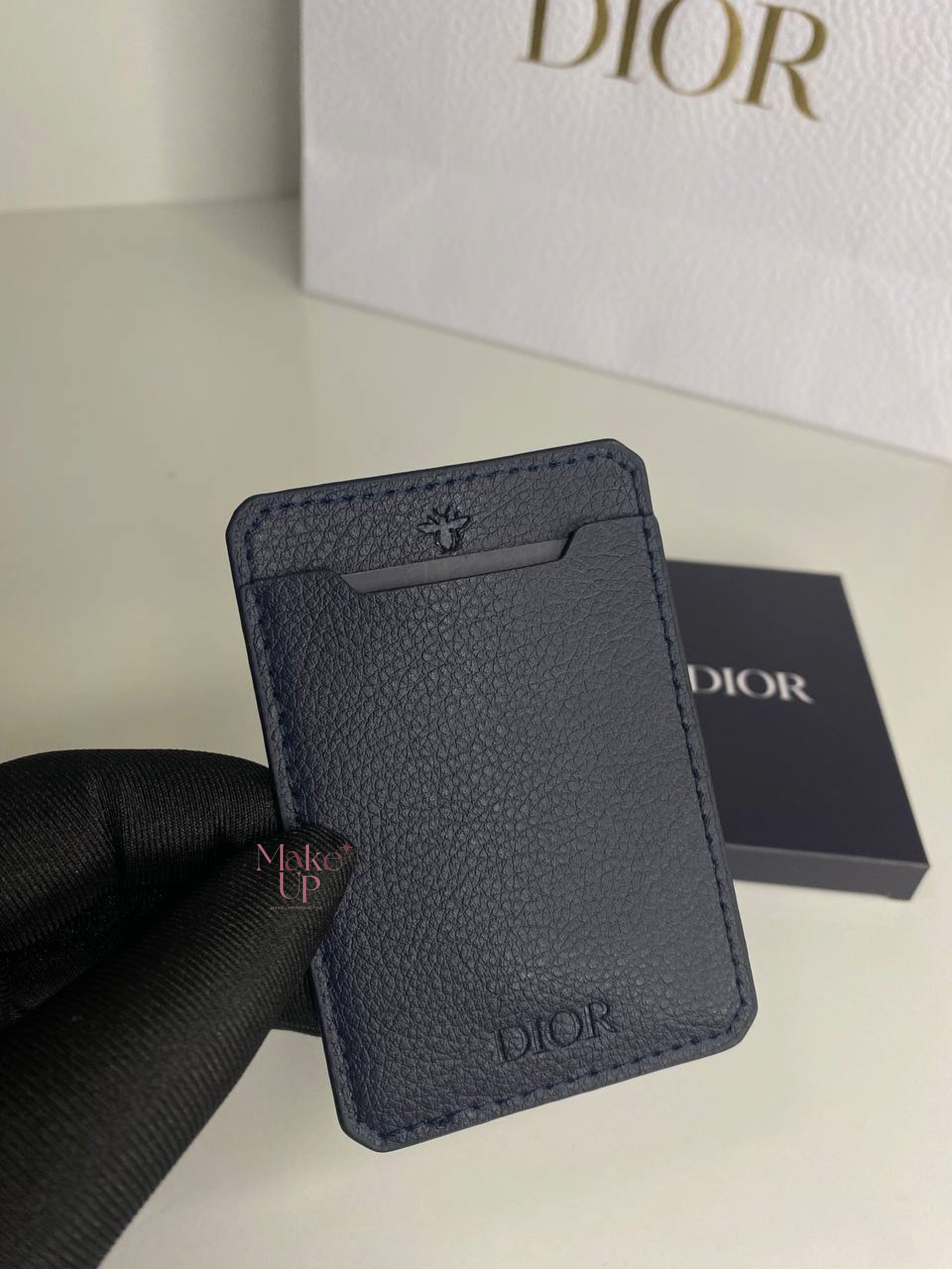 Dior Card Holder - Navy