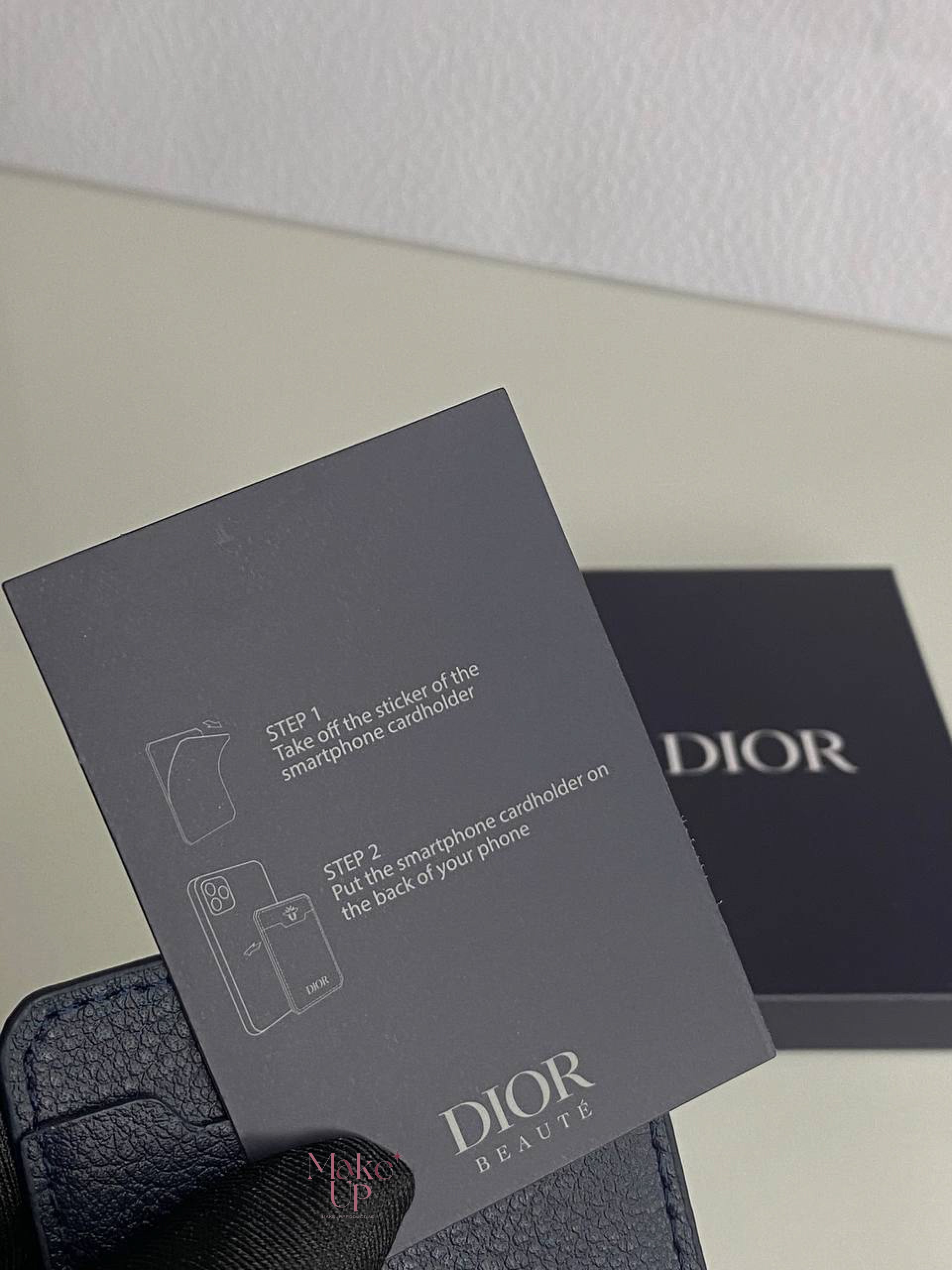 Dior Card Holder - Navy