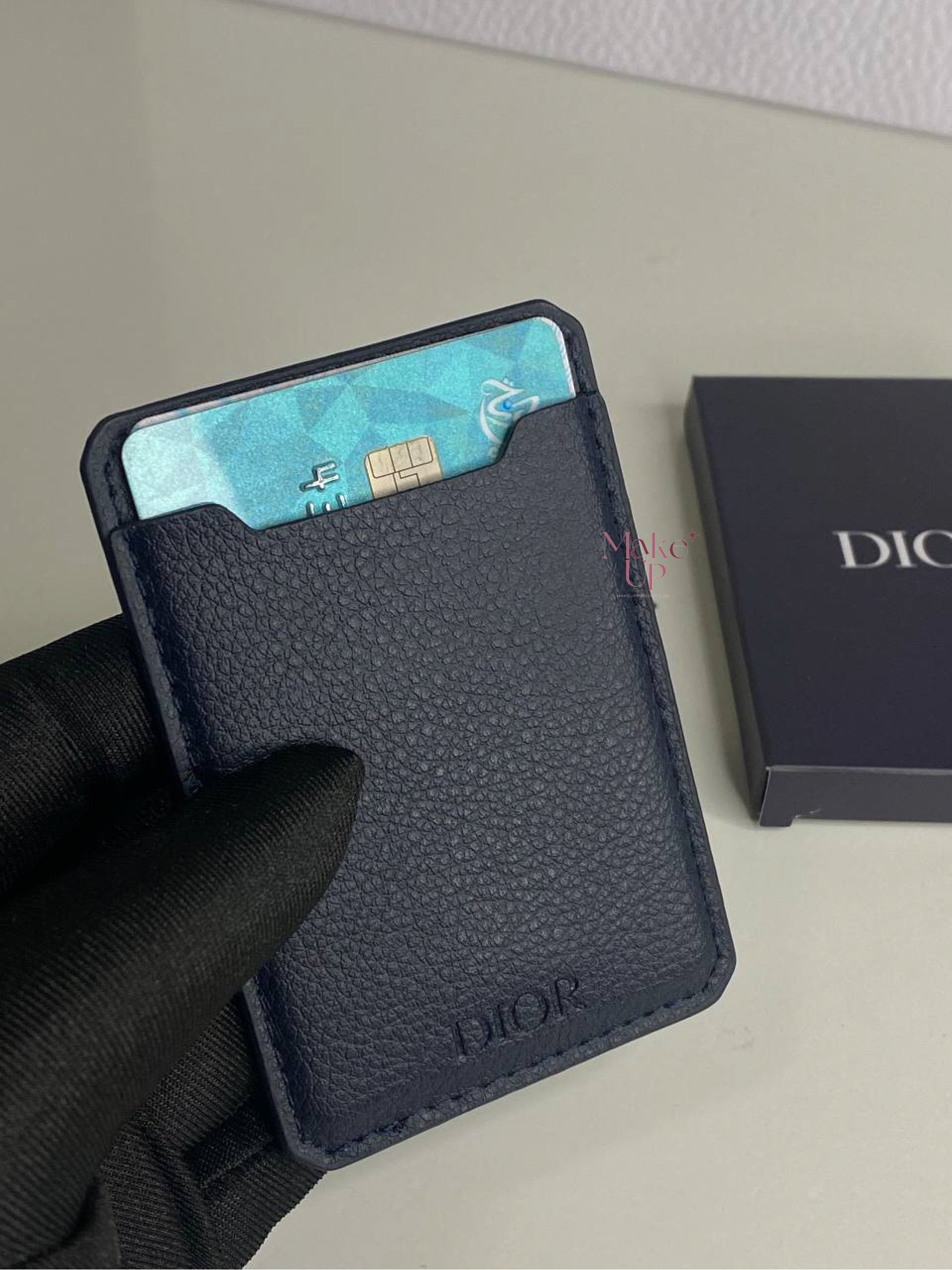 Dior Card Holder - Navy