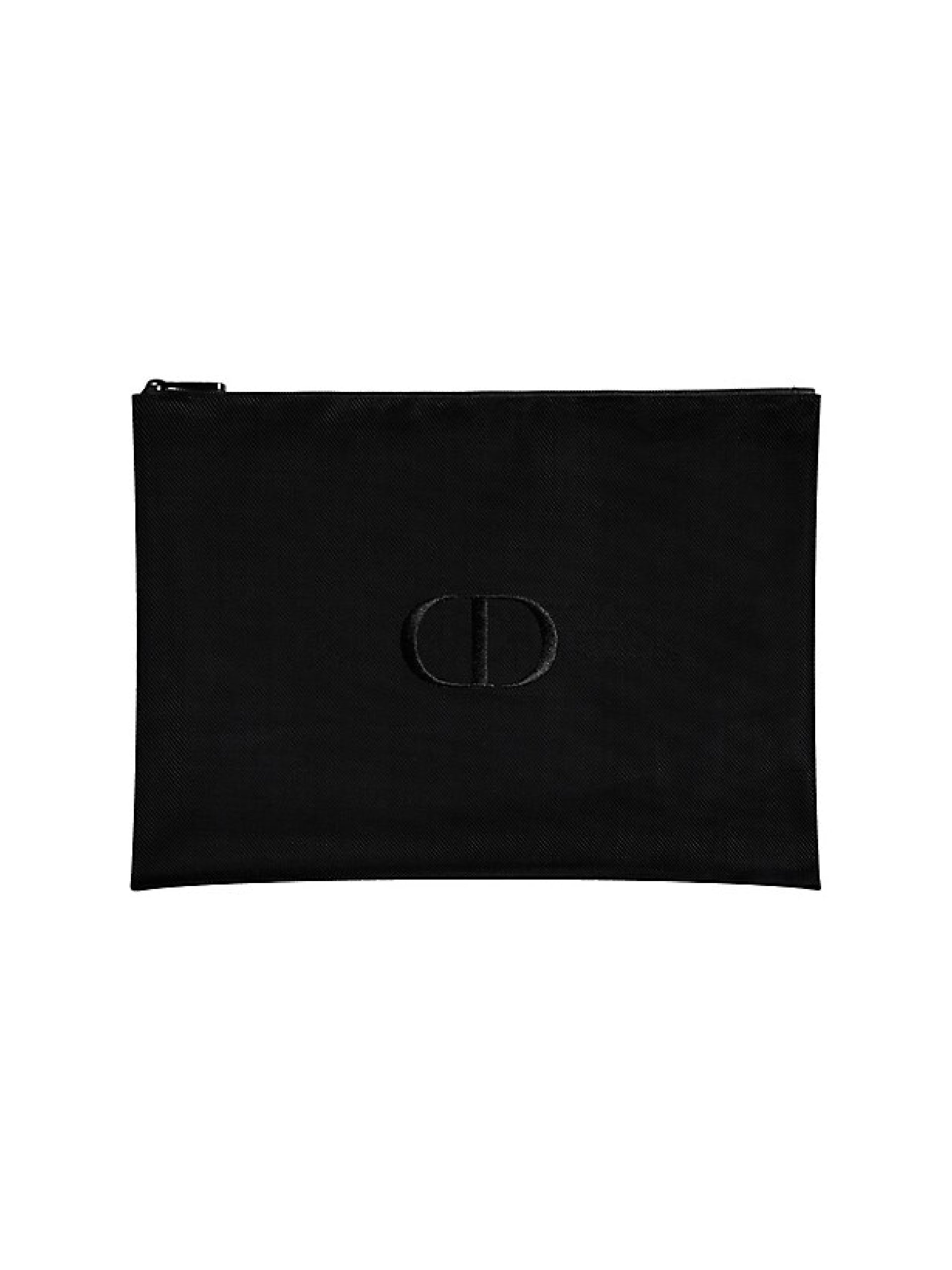 Dior Black Make Up Pouch Bag L Size