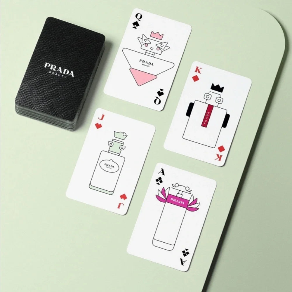 [Pre-Order] Prada Beauty Playing Cards Limited Edition Full Deck Set w/ Box Dust Cover