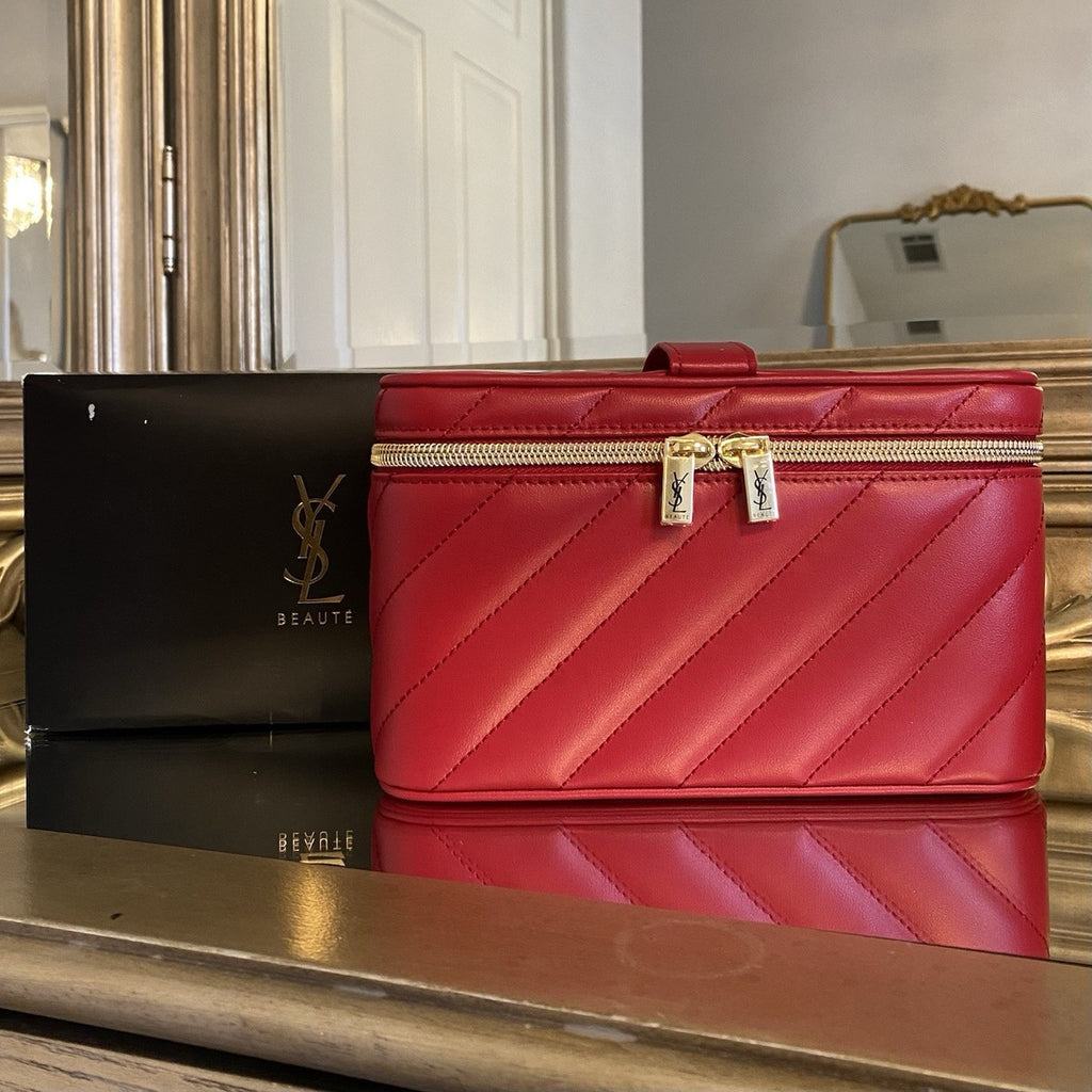 [Pre-Order] Vanity Red Makeup Case With Mirror