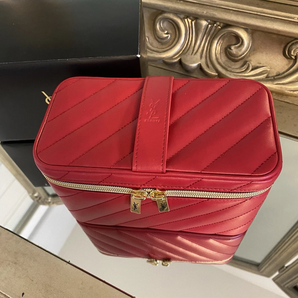 [Pre-Order] Vanity Red Makeup Case With Mirror