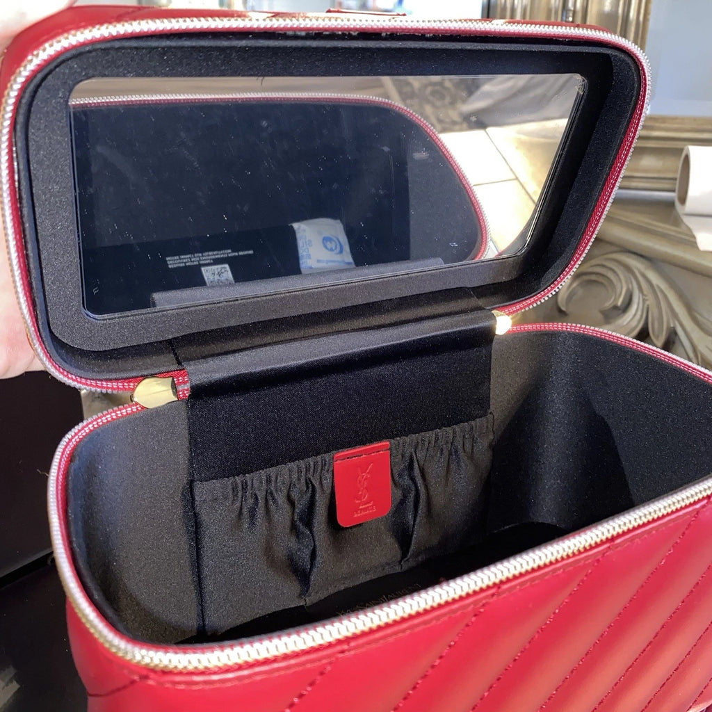 [Pre-Order] Vanity Red Makeup Case With Mirror